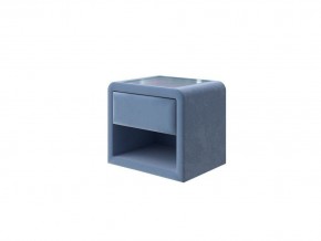 PROxSON Тумба Cube (Ткань: Велюр Shaggy Ocean) 52x41 в Покачах - pokachi.mebel24.online | фото 1