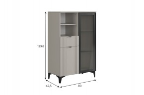 РИЧ Комод 2 со стеклом в Покачах - pokachi.mebel24.online | фото 2