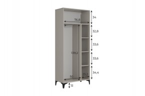 РИЧ Шкаф двухдверный в Покачах - pokachi.mebel24.online | фото 3