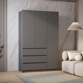 Шкаф 3-х створчатый Симпл ШК-08 (графит) в Покачах - pokachi.mebel24.online | фото 3