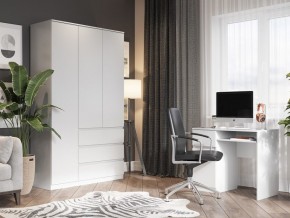 Шкаф 3-ств. с 3 ящиками "Бьянко" в Покачах - pokachi.mebel24.online | фото 4