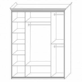 Шкаф 4-х дверный (корпус) Неаполь в Покачах - pokachi.mebel24.online | фото 3