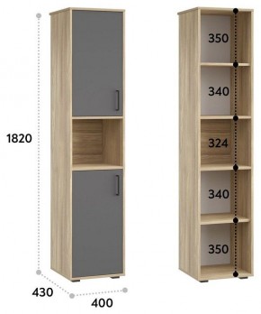 Шкаф для белья Оскар в Покачах - pokachi.mebel24.online | фото 3