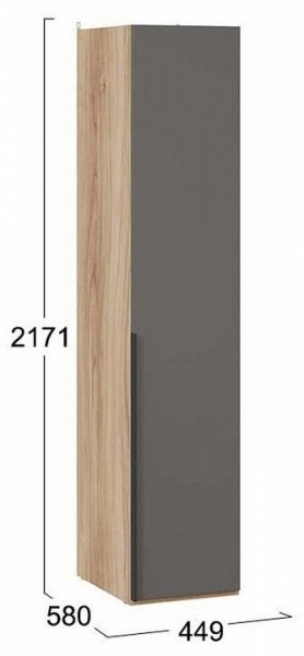 Шкаф для белья Порто СМ-393.07.001 в Покачах - pokachi.mebel24.online | фото 3