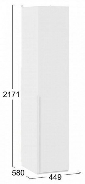 Шкаф для белья Порто СМ-393.07.001 в Покачах - pokachi.mebel24.online | фото 4