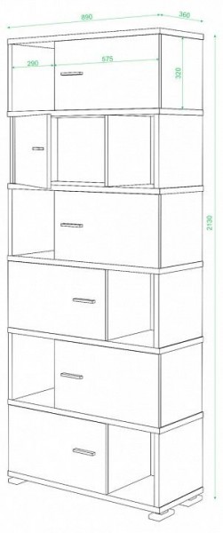 Шкаф комбинированный Домино СБ-30/6 в Покачах - pokachi.mebel24.online | фото 3
