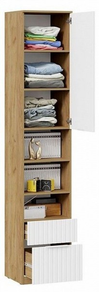 Шкаф комбинированный Хилтон Исп. 2 в Покачах - pokachi.mebel24.online | фото 5