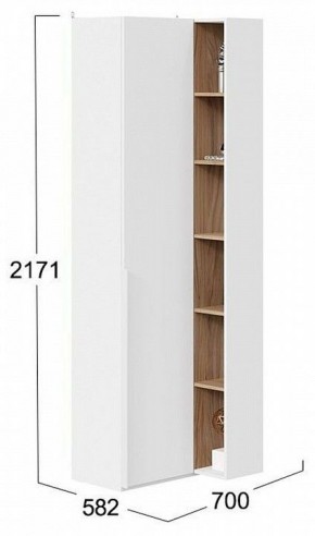 Шкаф комбинированный Порто СМ-393.21.024 в Покачах - pokachi.mebel24.online | фото 2