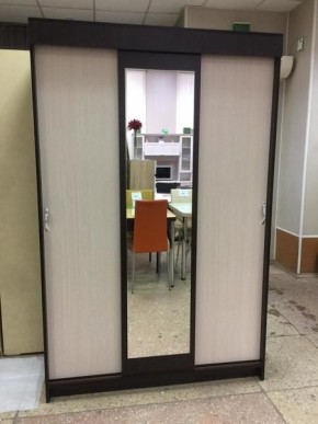 Шкаф-купе Басса ШКК 551 венге-дуб шимо светлый/темный в Покачах - pokachi.mebel24.online | фото 4
