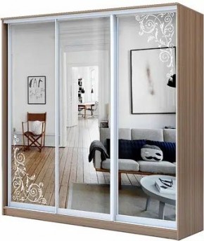 Шкаф-купе ХИТ 23-20/2-656 ОРНАМЕНТ в Покачах - pokachi.mebel24.online | фото
