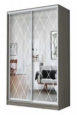 Шкаф-купе ХИТ 24-14-66 РОМБ БОЛЬШОЙ в Покачах - pokachi.mebel24.online | фото
