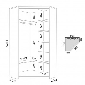 Шкаф-купе ХИТ-У-24-4-88 в Покачах - pokachi.mebel24.online | фото 3