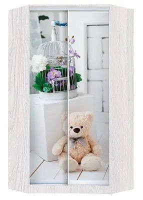 Шкаф-купе ХИТ-У-L-24-64-77 МИШКА В ИНТЕРЬЕРЕ в Покачах - pokachi.mebel24.online | фото