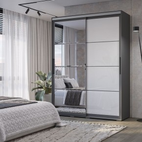 Шкаф-купе Крафт-6 1.6 м ШКК-06 (графит) в Покачах - pokachi.mebel24.online | фото