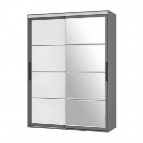 Шкаф-купе Крафт-6 1.6 м ШКК-06 (графит) в Покачах - pokachi.mebel24.online | фото 3