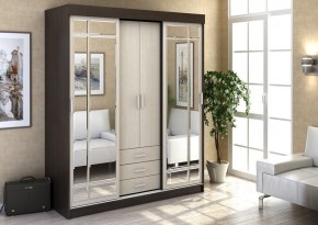 Шкаф-купе Лидер 1 венге-дуб в Покачах - pokachi.mebel24.online | фото 2