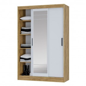 Шкаф-купе Тео ШКК-02 (крафт/белый) в Покачах - pokachi.mebel24.online | фото 4