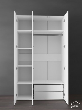 Шкаф Linnea MHR-3PO-2 2050х1200х510 (Белый-М 11.1.2) в Покачах - pokachi.mebel24.online | фото 6