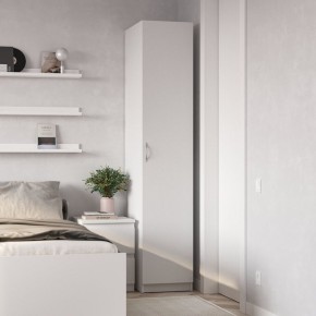 Шкаф ПЕГАС однодверный, цвет белый в Покачах - pokachi.mebel24.online | фото 4
