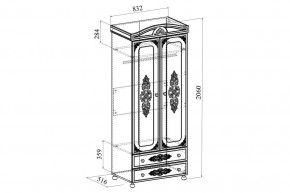 Шкаф платяной Ассоль плюс АС-02 в Покачах - pokachi.mebel24.online | фото 3