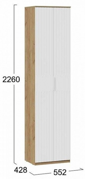 Шкаф платяной Хилтон Исп. 2 в Покачах - pokachi.mebel24.online | фото 7
