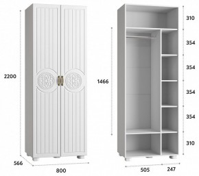 Шкаф платяной Монблан МБ-26К в Покачах - pokachi.mebel24.online | фото 3