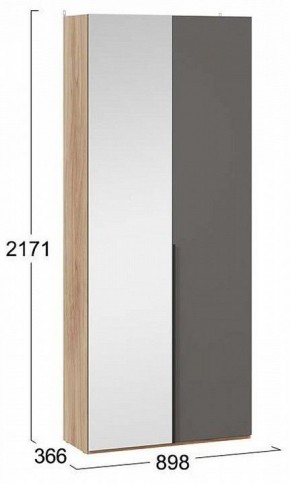 Шкаф платяной Порто СМ-393.07.225 в Покачах - pokachi.mebel24.online | фото 3
