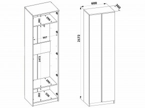 Шкаф платяной ШО-4 в Покачах - pokachi.mebel24.online | фото 8