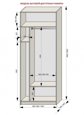 Шкаф распашной серия «ЗЕВС» (PL3/С1/PL2) в Покачах - pokachi.mebel24.online | фото 11