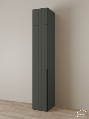 Шкаф с антресолью Linnea MHR-1A-2 2450х400х510 (Графит-М 11.1.25) в Покачах - pokachi.mebel24.online | фото