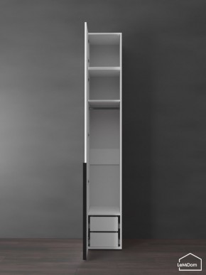 Шкаф с антресолью Linnea MHR-1A-3 2450х400х510 (Белый-М 11.1.1) в Покачах - pokachi.mebel24.online | фото 5