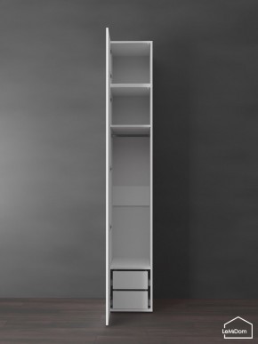 Шкаф с антресолью Linnea MHR-1POA-3 2450х400х510 (Белый-М 11.1.2) в Покачах - pokachi.mebel24.online | фото 5