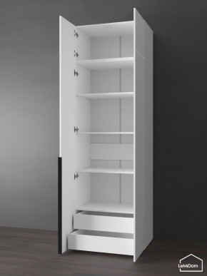 Шкаф с антресолью Linnea MHR-2A-4 2450х800х510 (Белый-М 11.1.2) в Покачах - pokachi.mebel24.online | фото 5