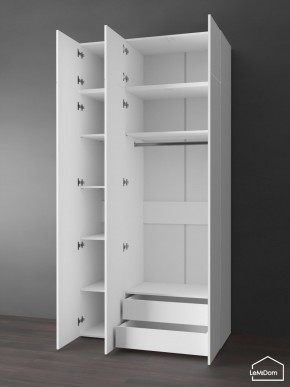 Шкаф с антресолью Linnea MHR-3POA-2 2450х1200х510 (Белый-М 11.1.1) в Покачах - pokachi.mebel24.online | фото 5