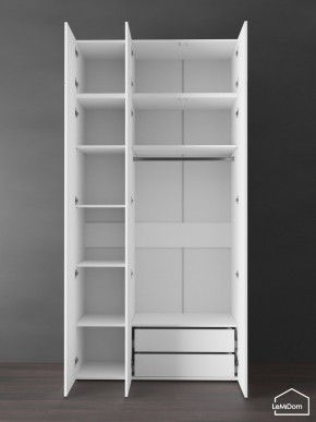 Шкаф с антресолью Linnea MHR-3POA-2 2450х1200х510 (Белый-М 11.1.1) в Покачах - pokachi.mebel24.online | фото 6