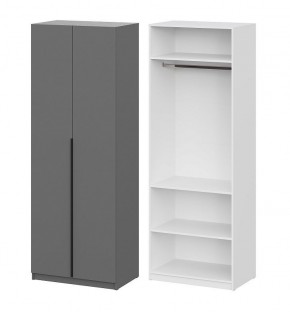 Шкаф ШК-5 + 2 полки (800) Графит серый в Покачах - pokachi.mebel24.online | фото