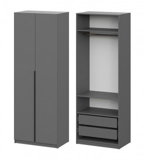 Шкаф ШК-5 + 2 полки + ящики (800) Графит в Покачах - pokachi.mebel24.online | фото 1