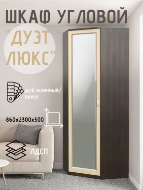 Шкаф угловой Дуэт Люкс с зеркалом в Покачах - pokachi.mebel24.online | фото 5