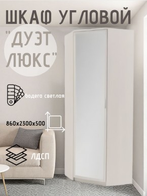Шкаф угловой Дуэт Люкс с зеркалом в Покачах - pokachi.mebel24.online | фото 6