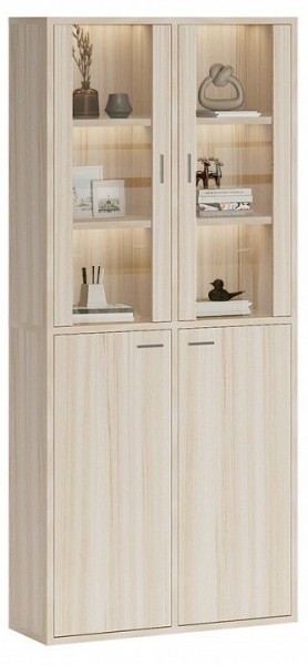 Шкаф-витрина Домино СУ(ш2в2)+2ФС+2ФГ в Покачах - pokachi.mebel24.online | фото 2