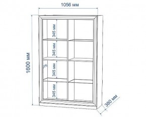 Шкаф-витрина Нобиле ШВтН ФСД-ФСД в Покачах - pokachi.mebel24.online | фото 2
