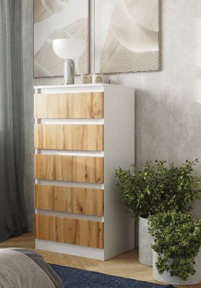 Спальный гарнитур Парус (Белый/Дуб Вотан) модульный в Покачах - pokachi.mebel24.online | фото 23
