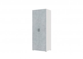 Спальный гарнитур VICTOR (модульный) Белый-Бетон в Покачах - pokachi.mebel24.online | фото 10