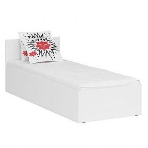 Стандарт Кровать 0800, цвет белый, ШхГхВ 83,5х203,5х70 см., сп.м. 800х2000 мм., без матраса, основание есть в Покачах - pokachi.mebel24.online | фото