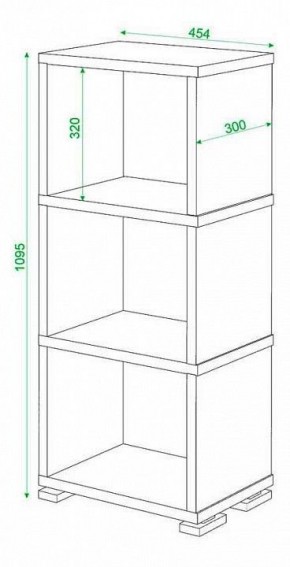 Стеллаж Домино СБ-15/3 в Покачах - pokachi.mebel24.online | фото 2