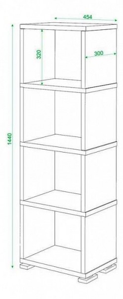 Стеллаж Домино СБ-15/4 в Покачах - pokachi.mebel24.online | фото 3