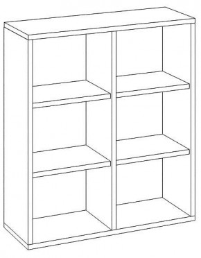 Стеллаж Домино СУ(ш2в1) в Покачах - pokachi.mebel24.online | фото 3