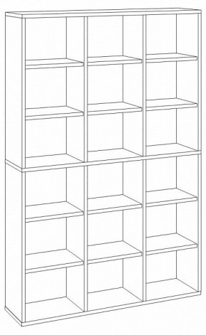 Стеллаж Домино СУ(ш3в2) в Покачах - pokachi.mebel24.online | фото 2