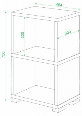 Стеллаж-колонка Домино СБ-15/2 в Покачах - pokachi.mebel24.online | фото 2