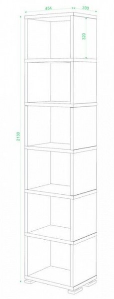 Стеллаж-колонка СБ-15/6 в Покачах - pokachi.mebel24.online | фото 2